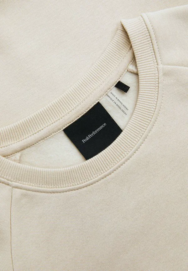 Оригинальная толстовка с небольшим логотипом jr. Peak Performance, Sandbeige — фото 4