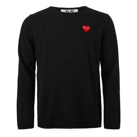

Свитер l/s basic t-shirt red emblem 'black' Comme Des Garcons Play, черный