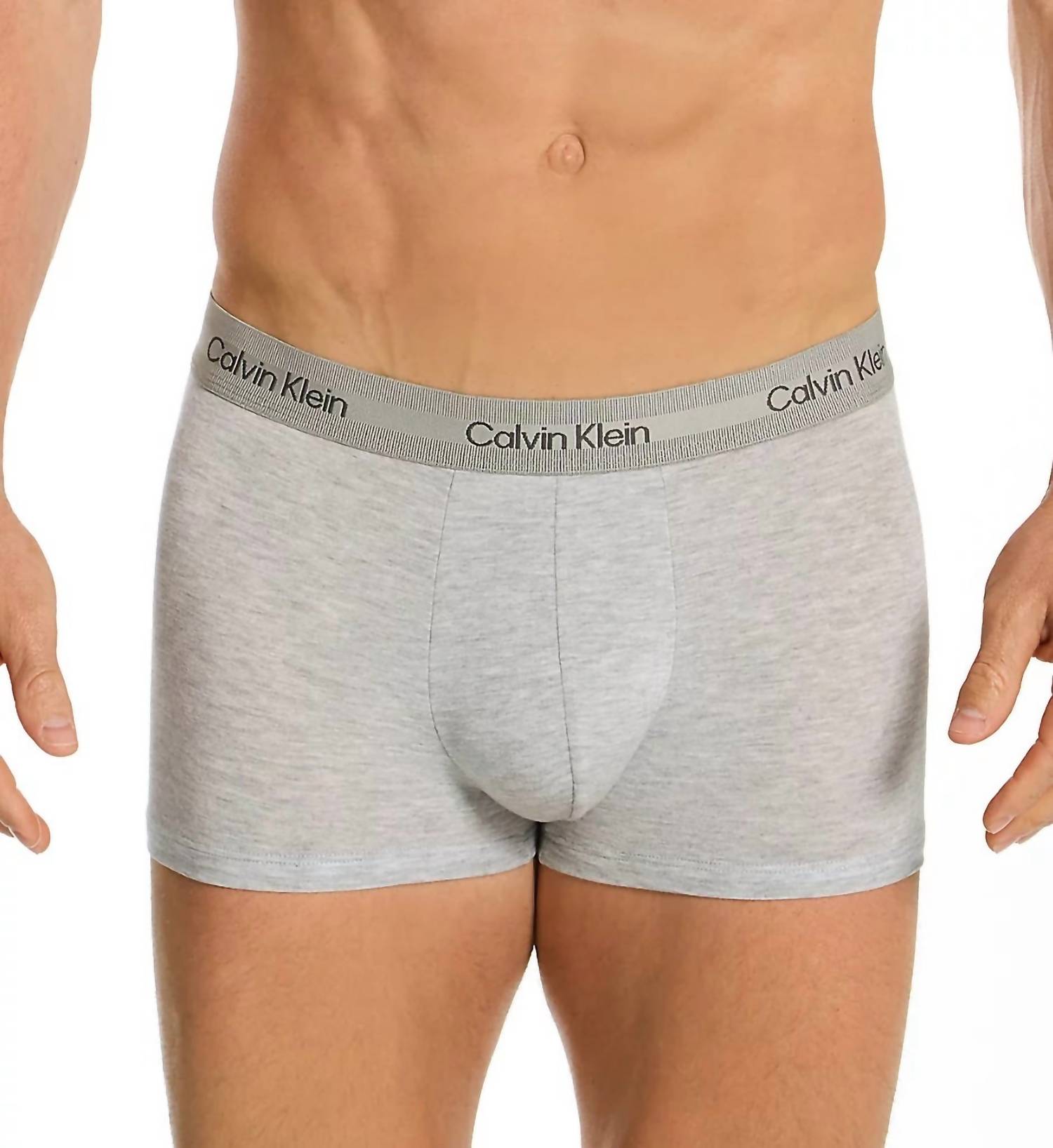 

Ультрамягкие современные трусы из модала в сером хедере Calvin Klein, серый