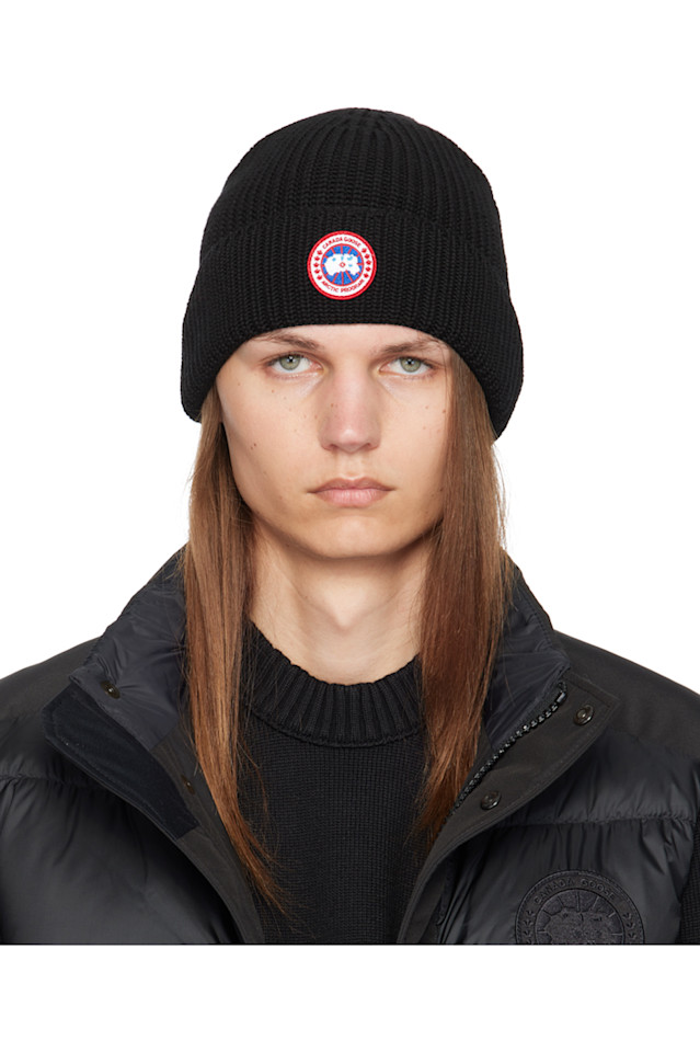 

Шапка-бини Canada Goose, черный