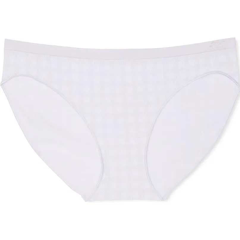 Victoria's Secret Женские трусики PINK, 1 шт, фиолетовая клетка