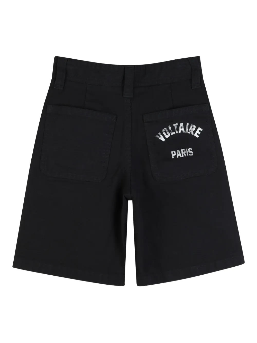 Шорты с логотипом Zadig & Voltaire Kids, черный — фото 2