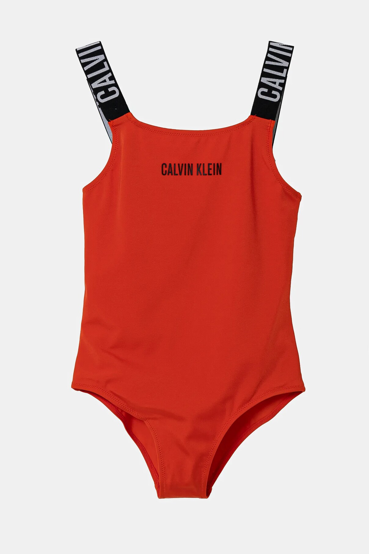 

Цельный детский купальник Calvin Klein Jeans, красный