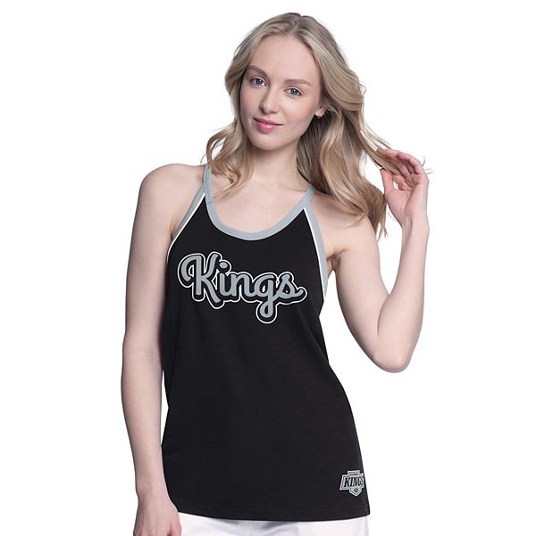 

Женский черный топ racerback Los Angeles Kings Curveball G-Iii 4Her By Carl Banks