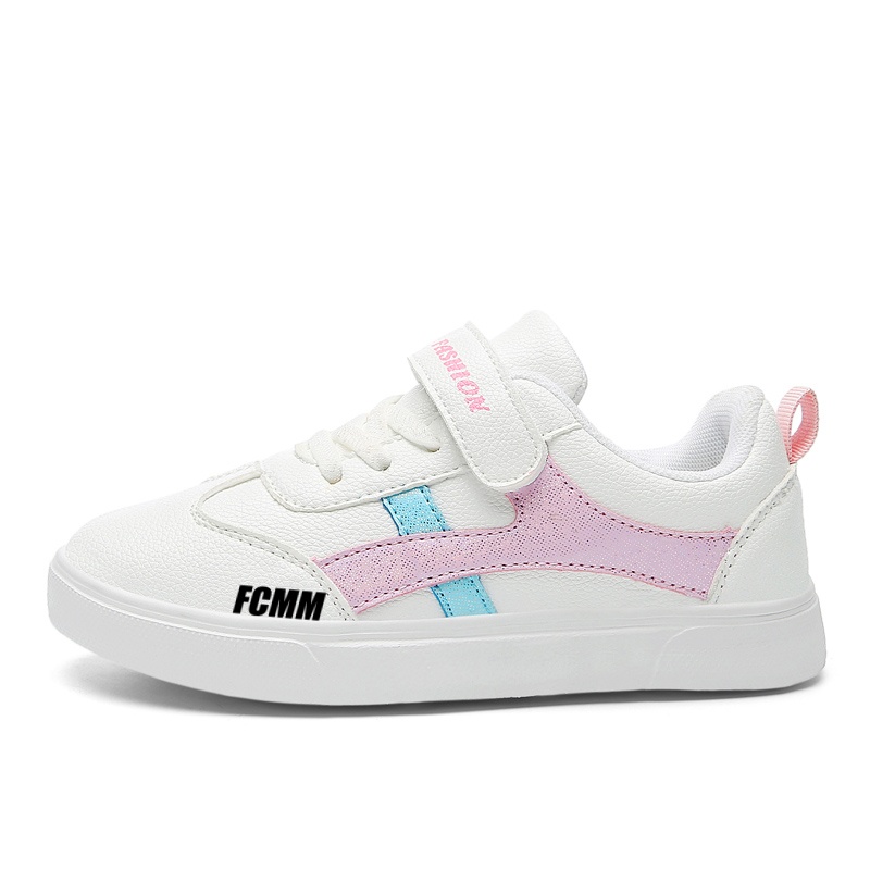 

Детские скейтерские кроссовки Kids FCMM, белый/розовый