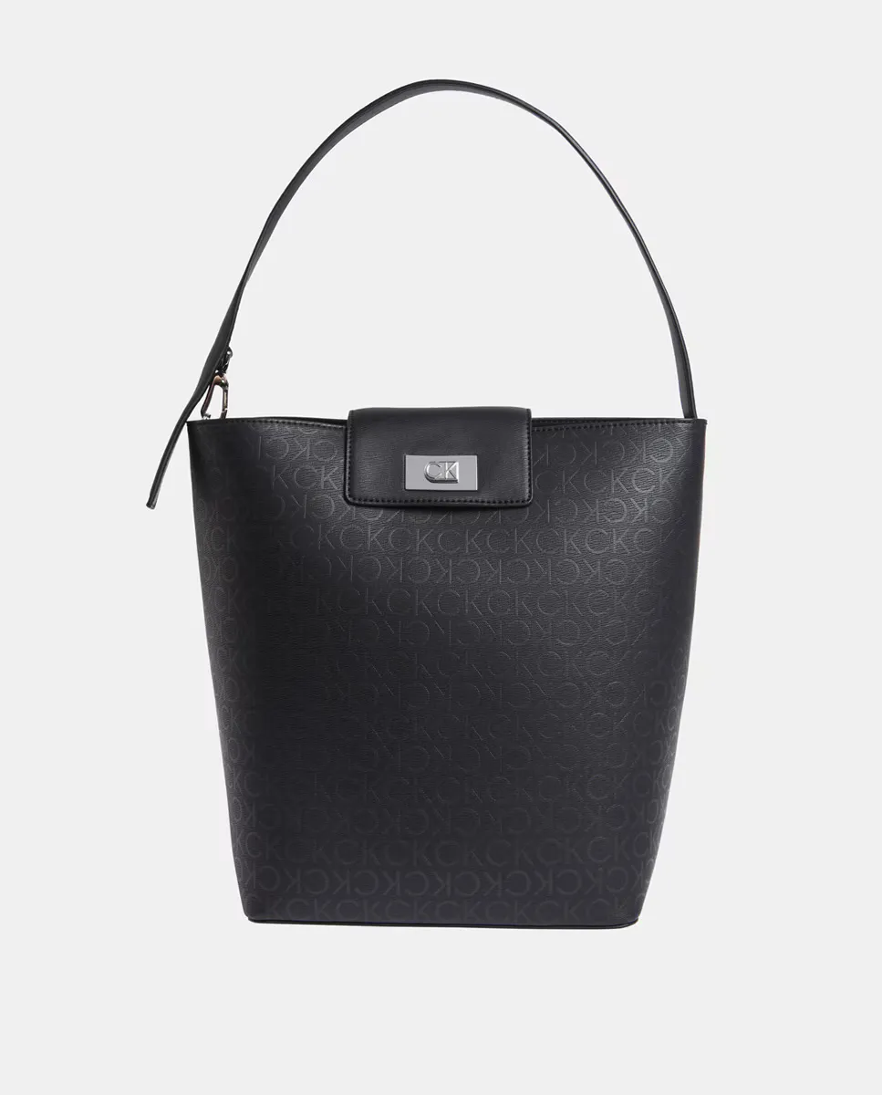 

Сумка-ведро с монограммой Calvin Klein, цвет Negro
