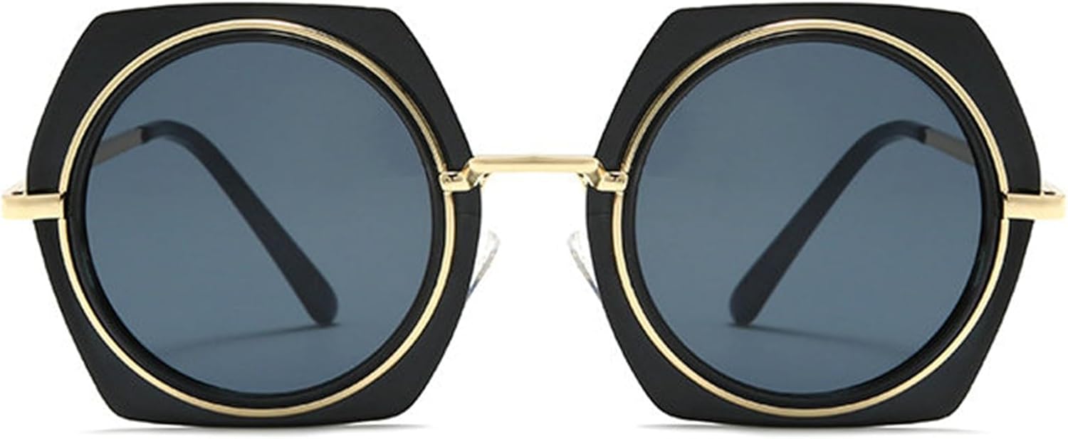 

Солнцезащитные очки Willochra Trendy Square для женщин и мужчин, ретро-очки с многоугольными линзами, дизайнерские очки неправильной формы, шестиугольные солнцезащитные очки, C1