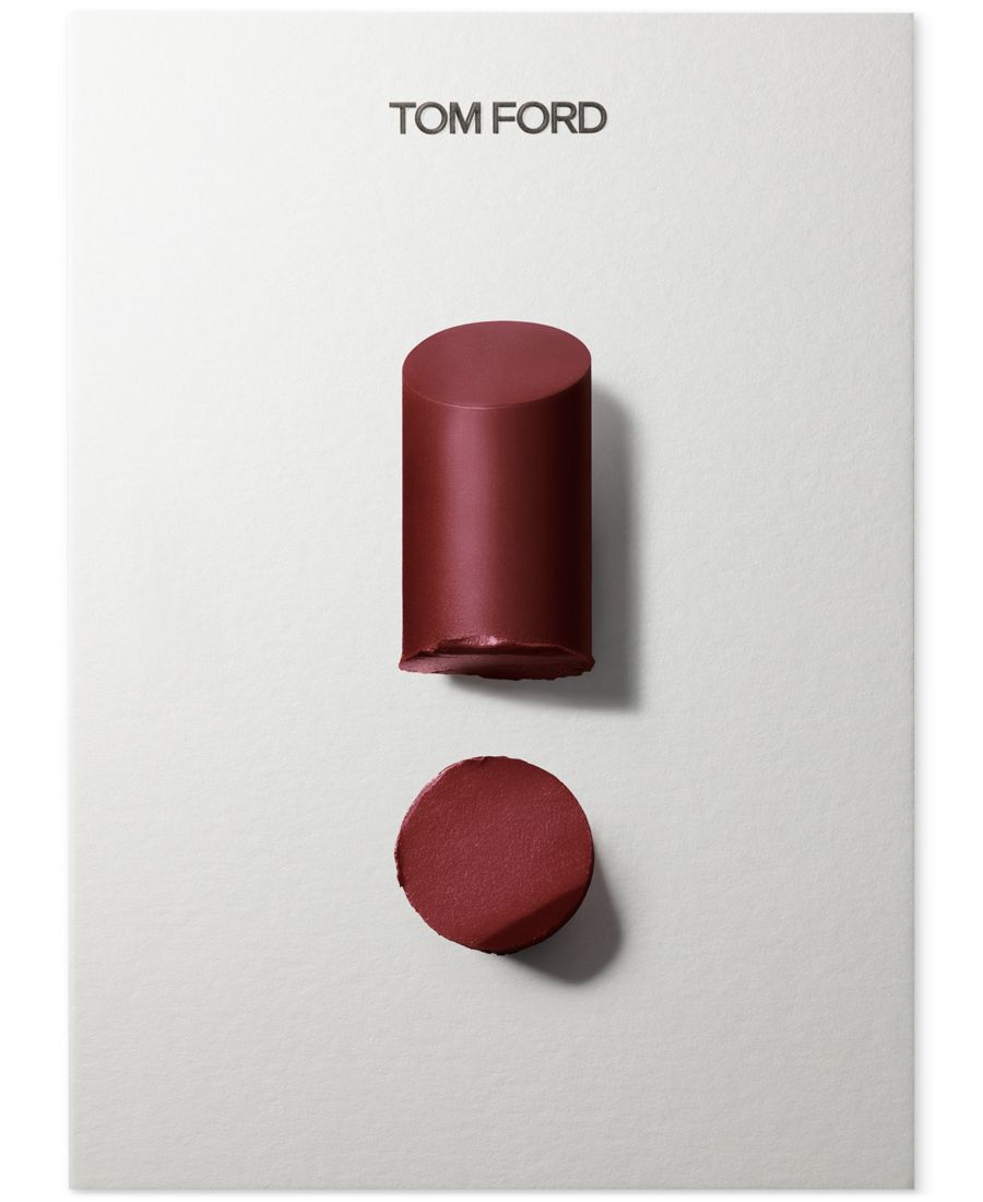 Тонкая, блестящая помада Tom Ford, цвет go-see - warm toned dark plum — фото 4