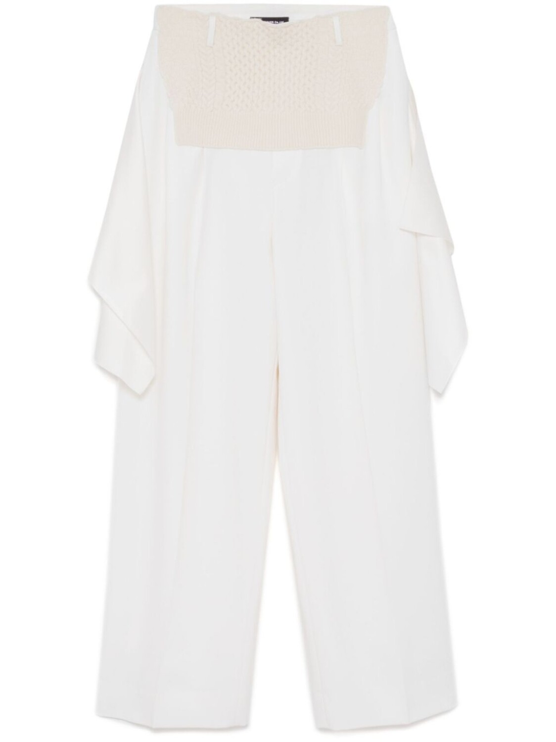 

Брюки прямого кроя со вставками Undercover, нейтральный цвет