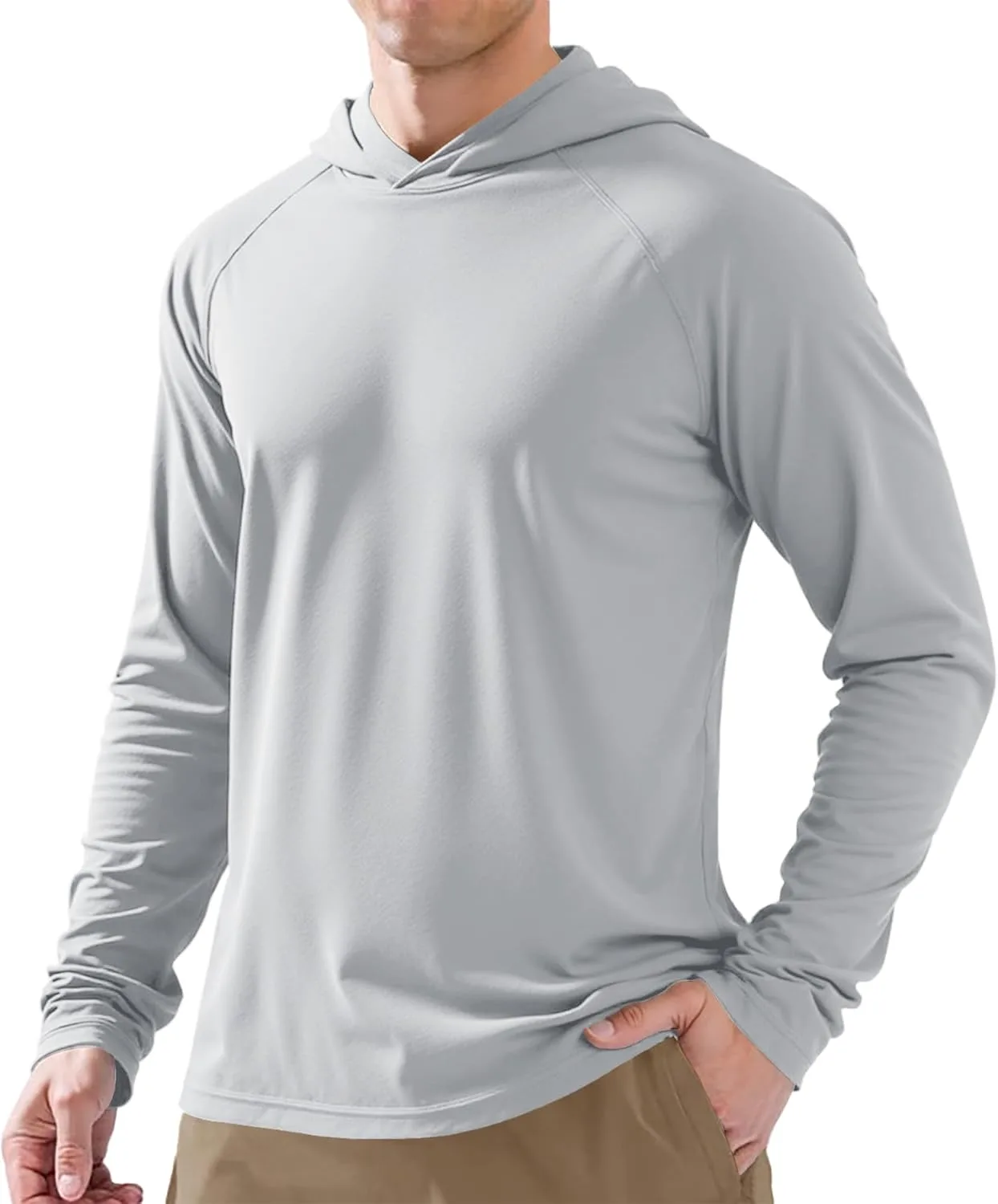 

Мужская толстовка с капюшоном UPF 50+ для защиты от солнца PLUMZJOY