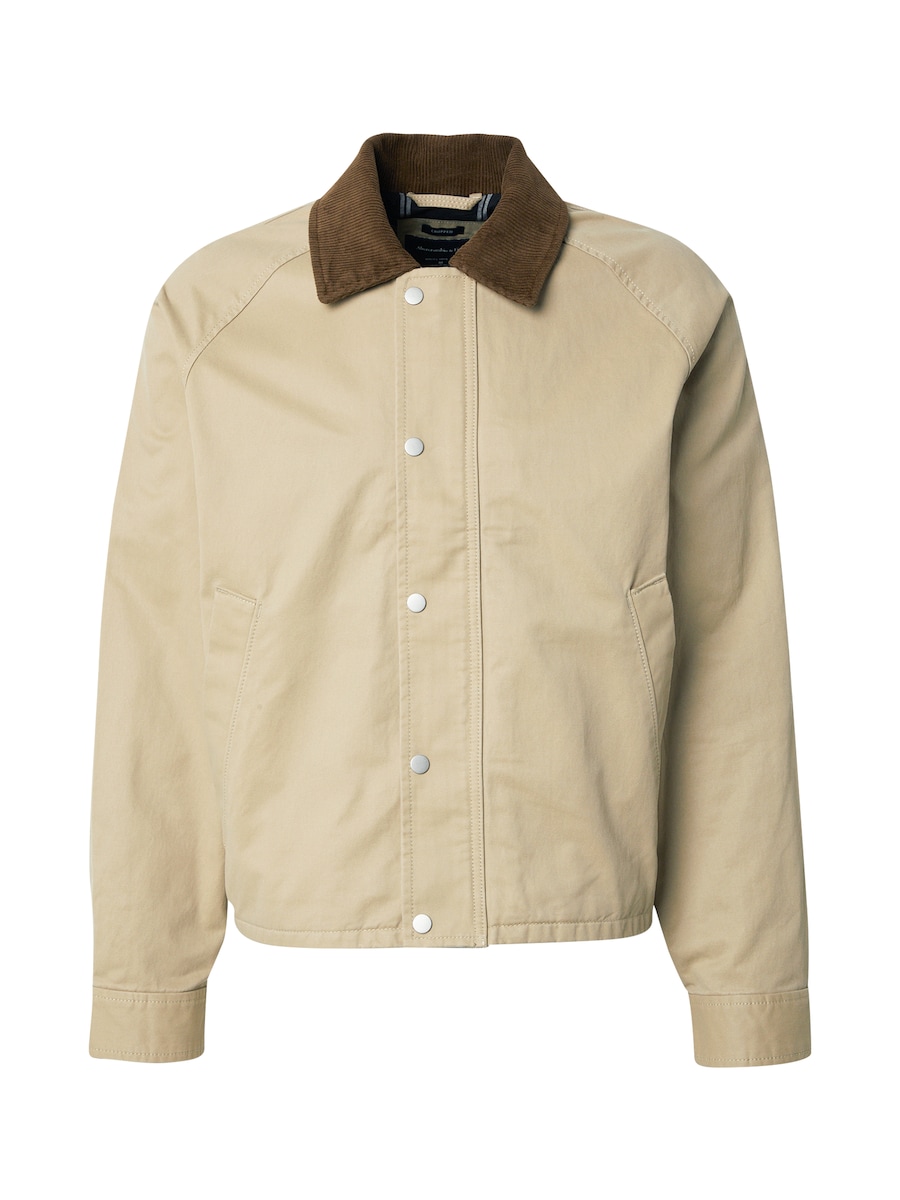 

Куртка межсезонная Abercrombie & Fitch, коричневый/светло-коричневый