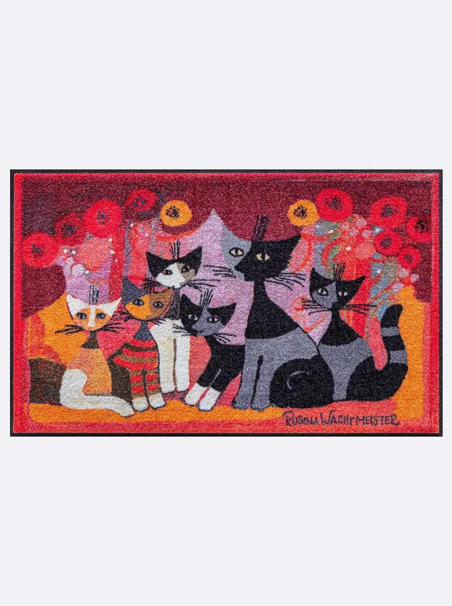 

Коврик Salonloewe 50х75 см, цвет rot-gemustert