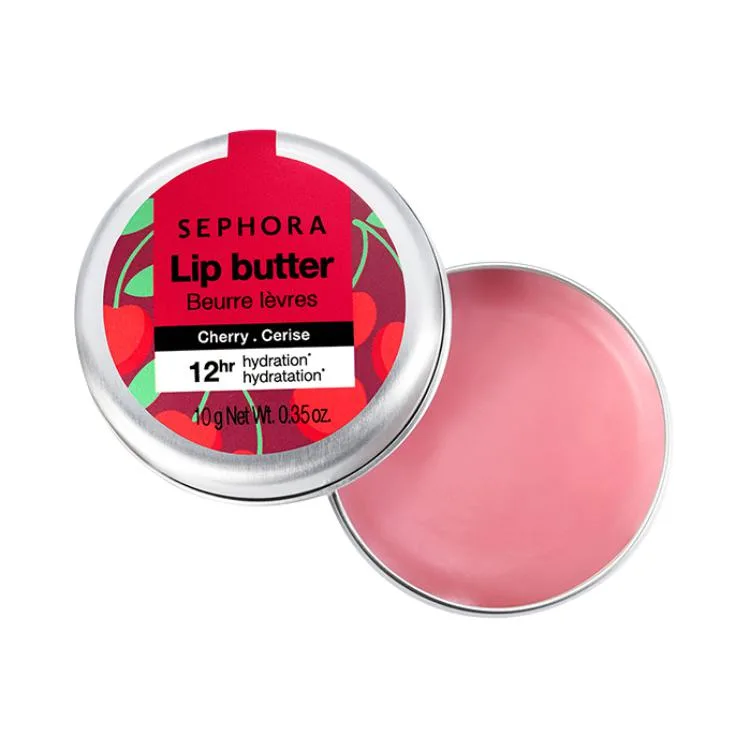 Sephora Питательный увлажняющий бальзам для губ против морщин 10г, Cherry Lip Balm 10g