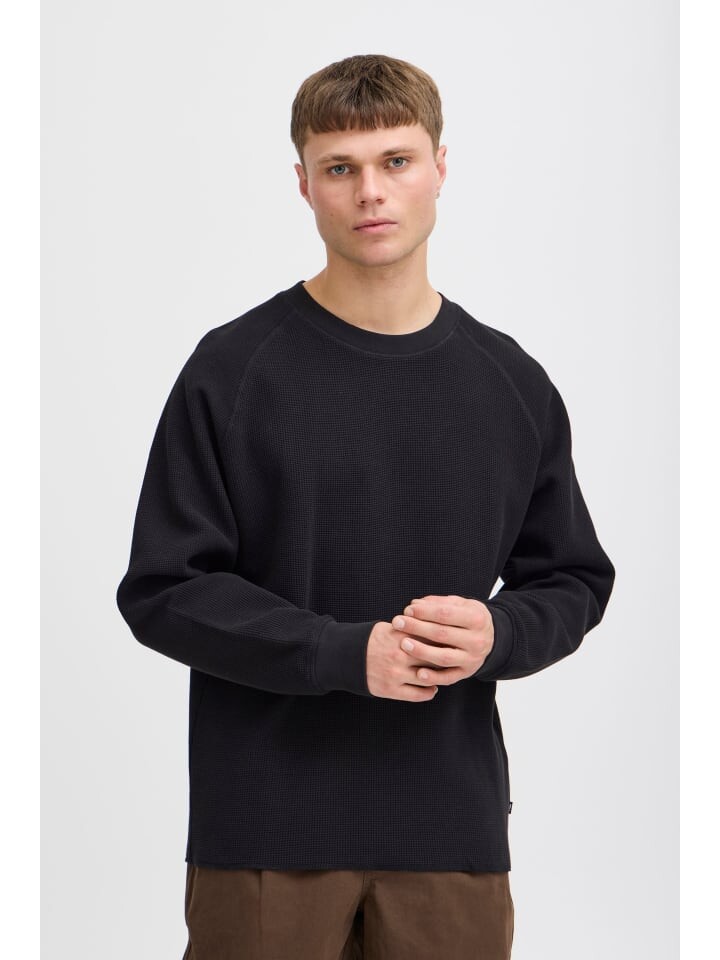 

Толстовка !SOLID Rundhalspullover SDMARWIN 21108372 moderner Sweater, черный
