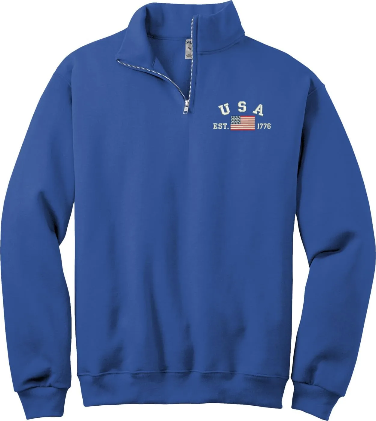 

MilitaryBest USA Est 1776 вышитая куртка-полузип