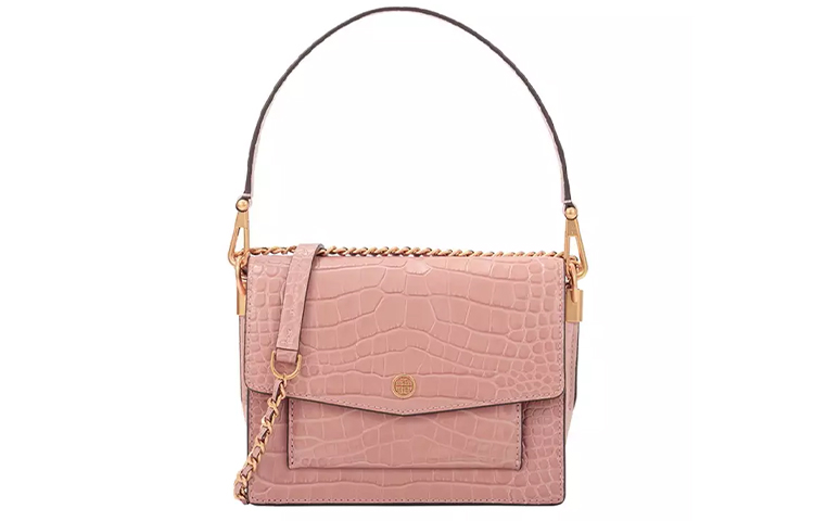 

Robinson Кожаная Сумка Через Плечо Маленького Размера Женская Нюдово-Розовая TORY BURCH