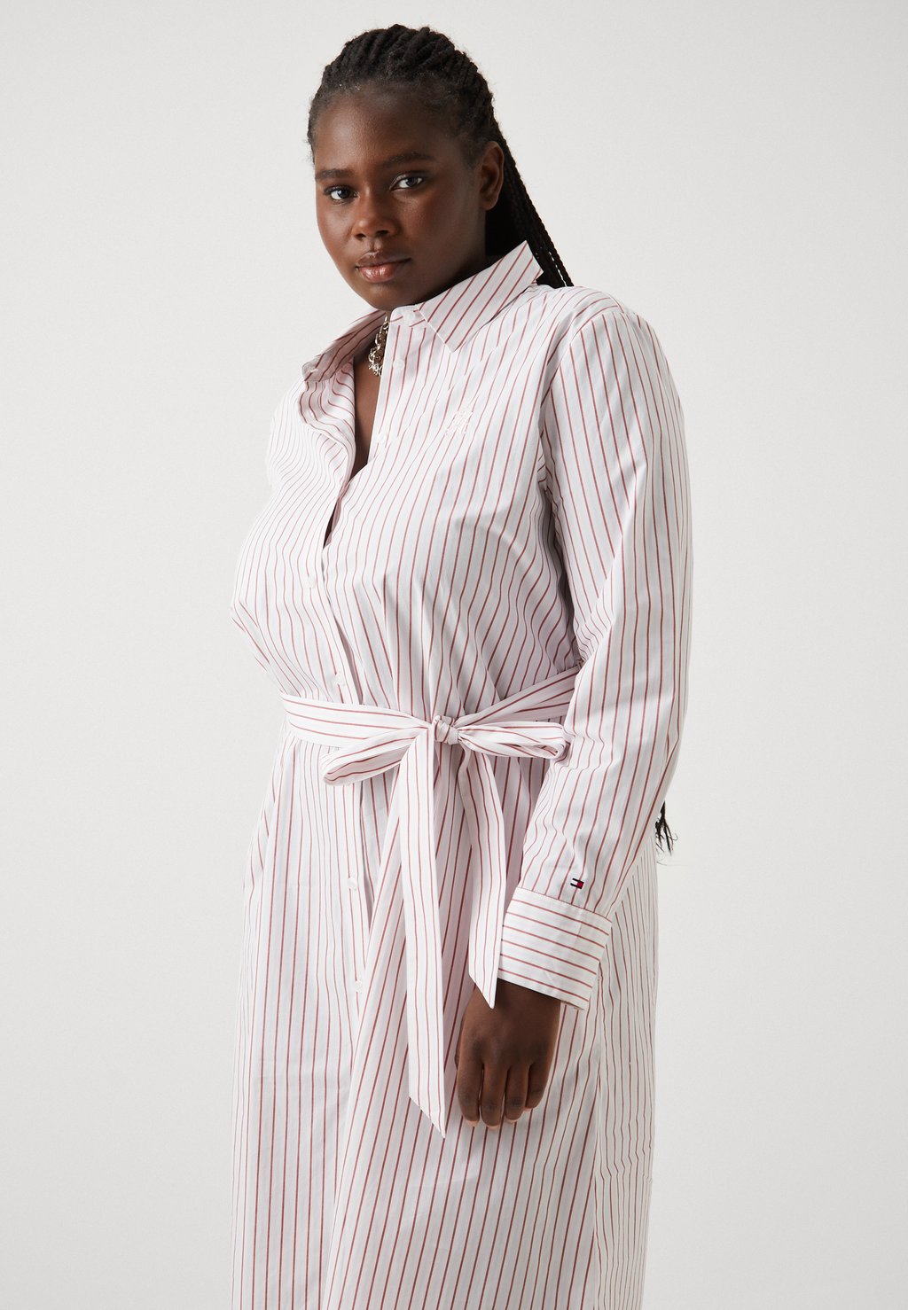 

Платье-рубашка STRIPE SHIRTDRESS Tommy Hilfiger, розовый