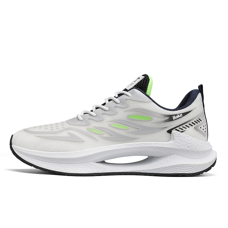 

BAKE Дышащие и износостойкие мужские низкие кеды повседневные черно-оранжевые, цвет Black Orange