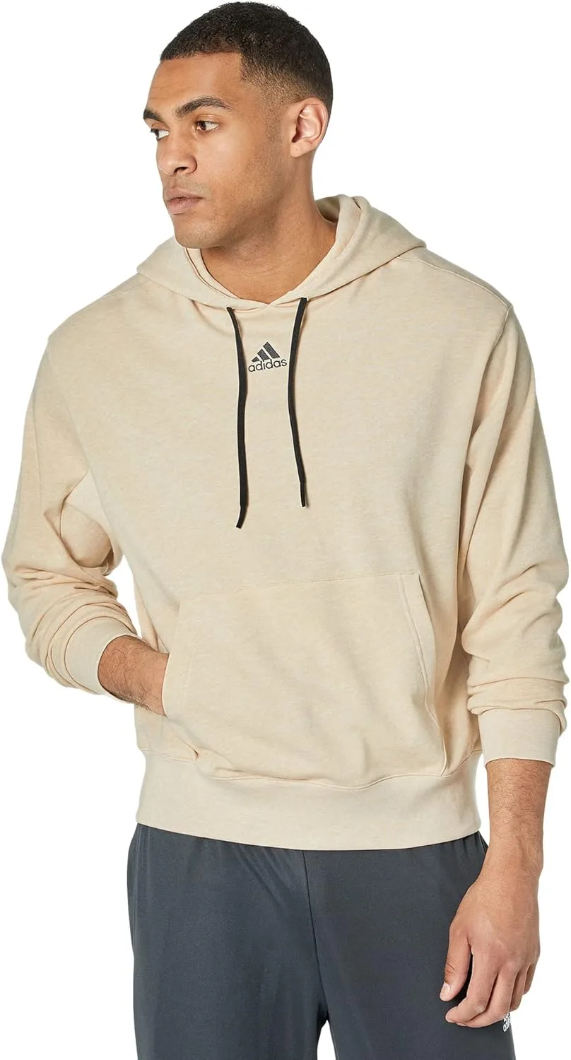 Толстовка Adidas Men's Sportswear из смесового хлопка с ботанической окраской, бежевый