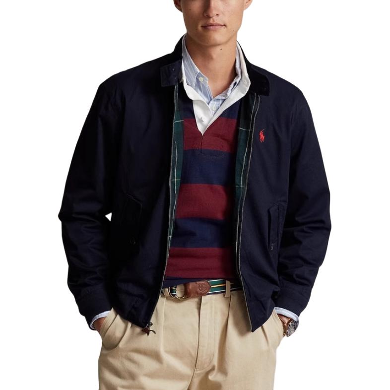 Ветровка на подкладке из твила Polo Ralph Lauren, темно-синий — фото 4