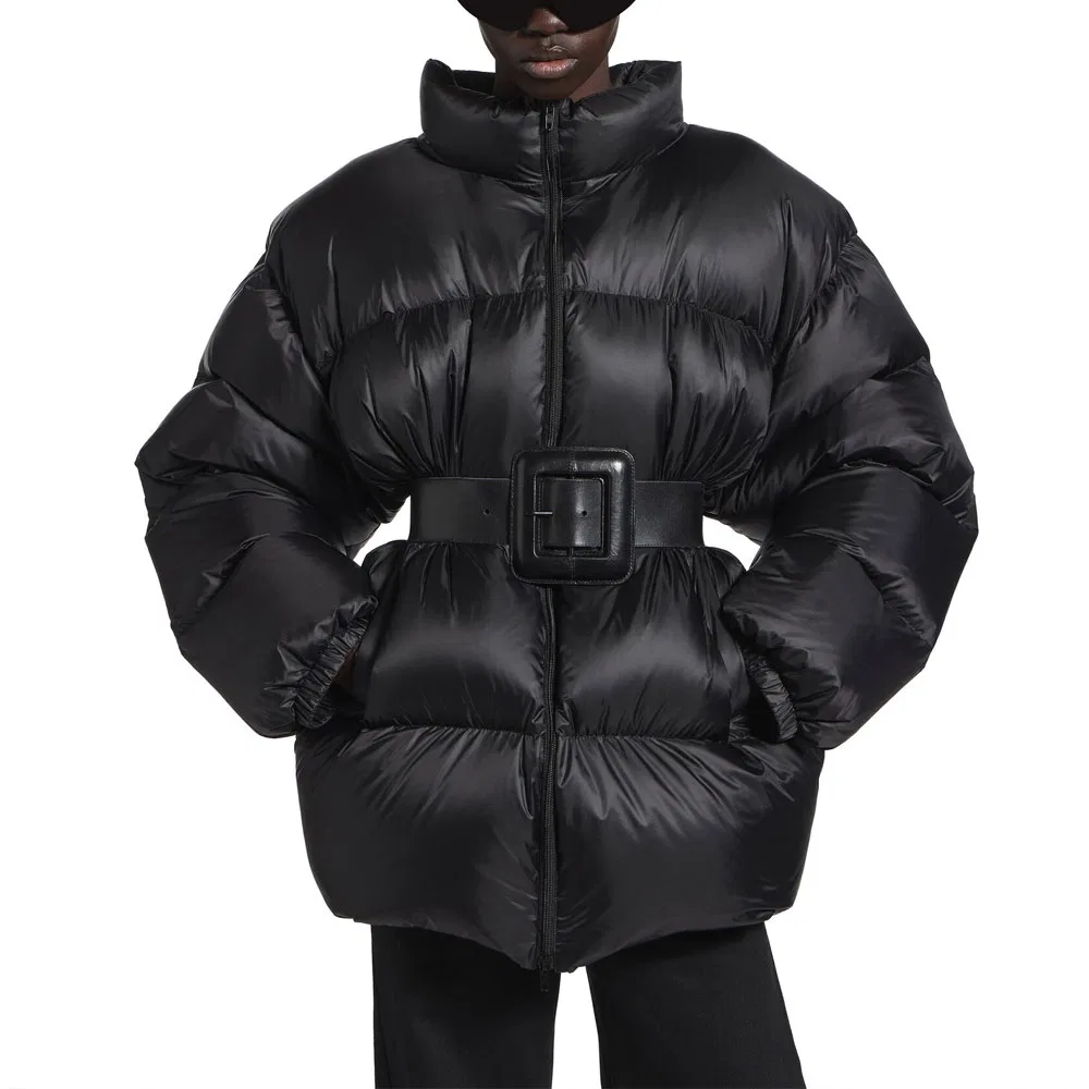 Куртка Hourglass с поясом Balenciaga, Black — фото 3