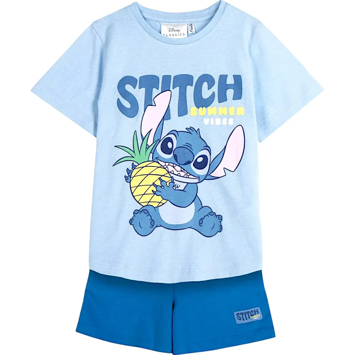 Детский костюм с принтом Stitch, Cerda, светло-голубой