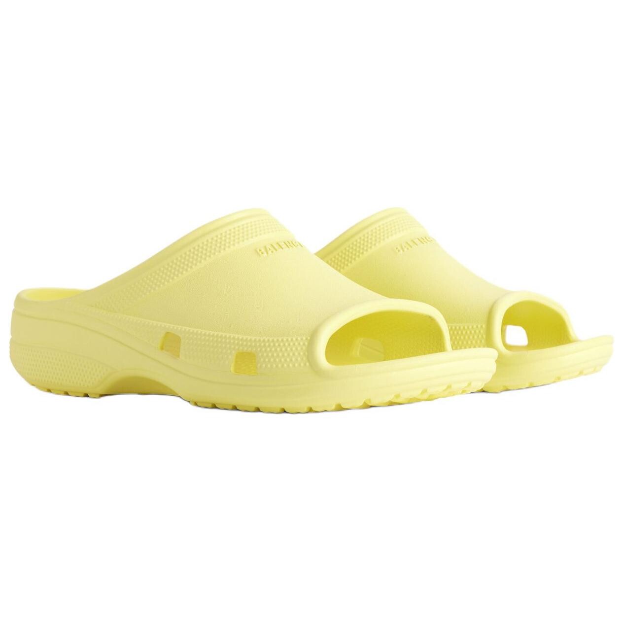 Шлепанцы мужские Crocs x Balenciaga, желтый — фото 3