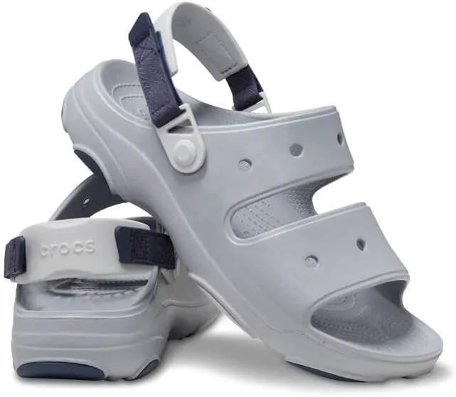 Унисекс сандалии Crocs Classic для всех типов поверхности, светло-серый — фото 4