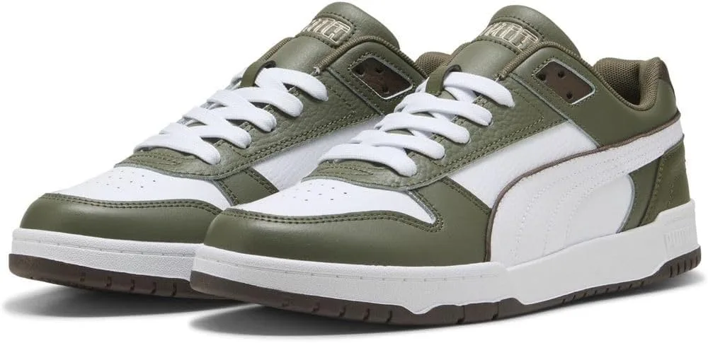 Кроссовки RBD Game Low Track Shoe Puma, белый/зеленый/шоколадный