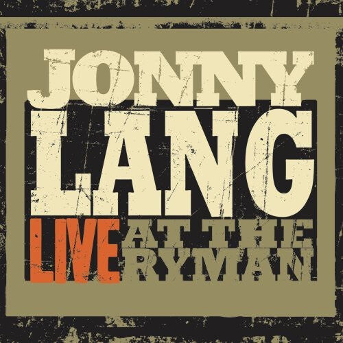 

CD диск Lang, Jonny: Live At The Ryman