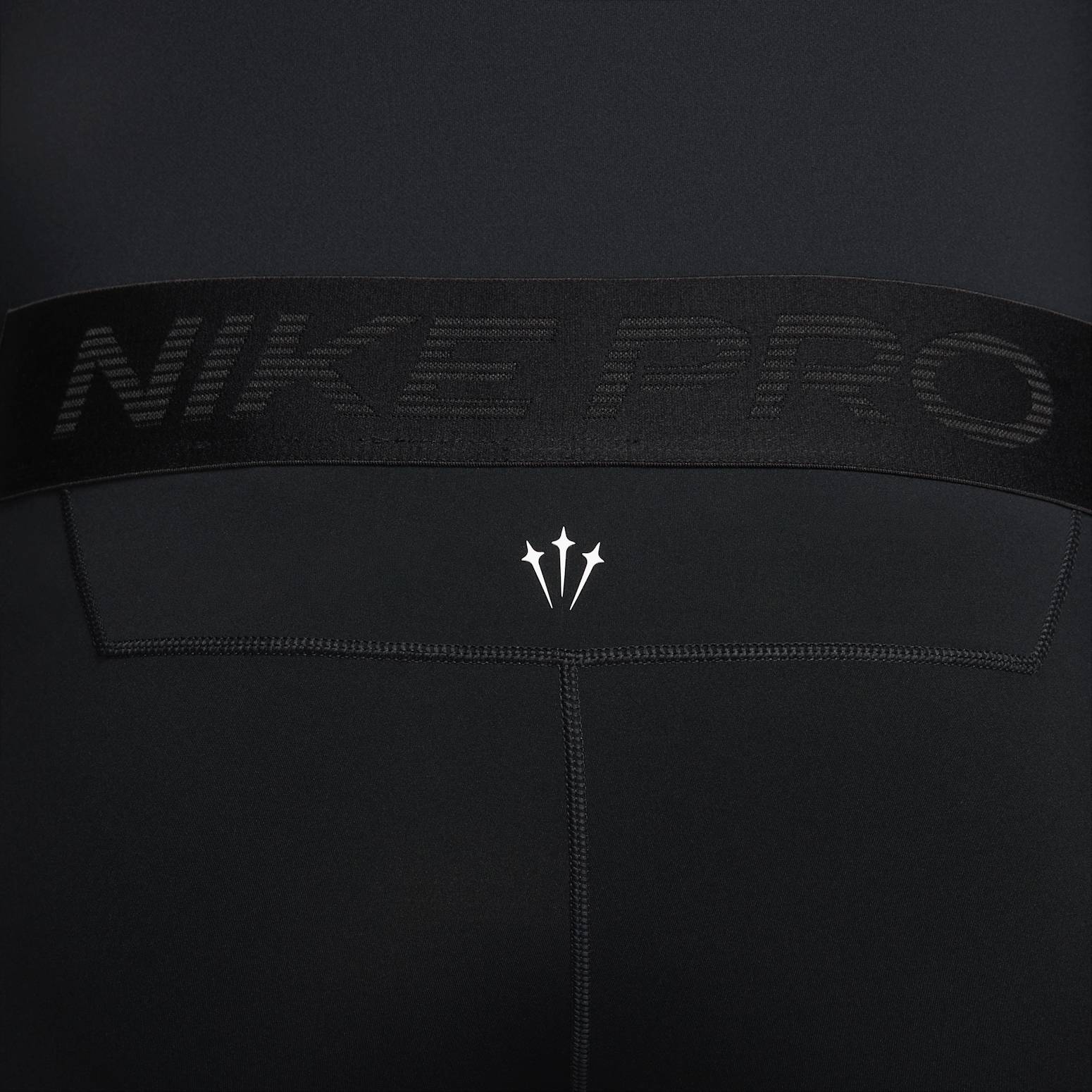Леггинсы Nike x NOCTA Basketball Single Leg Tights Right 'Black' — фото 4