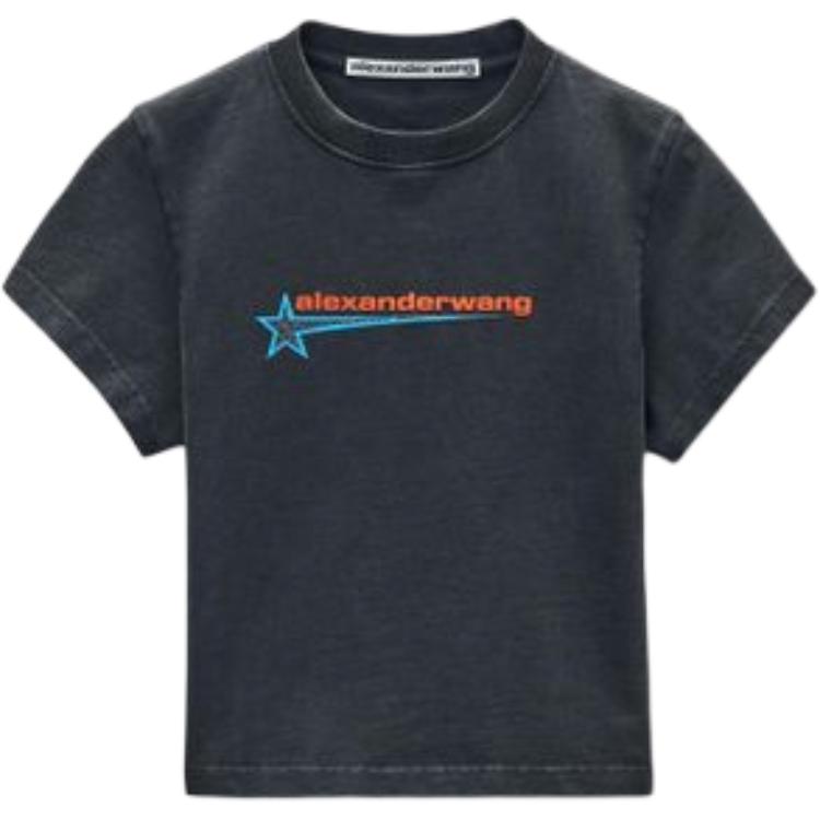 

Футболка Shrunken Alexander Wang, черный