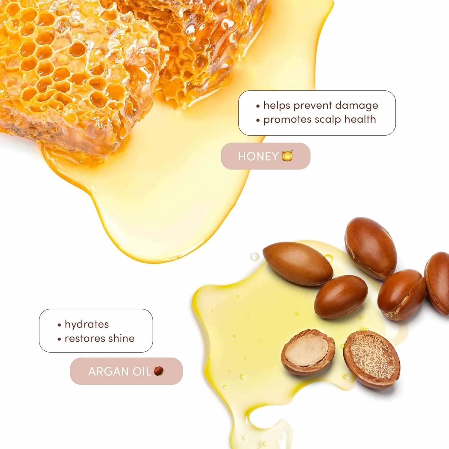 Увлажняющий шампунь Mizani Moisture Fusion - мягко очищает и кондиционирует волосы, содержит аргановое масло, подходит для сухих волос. 1000 мл (.) — фото 3