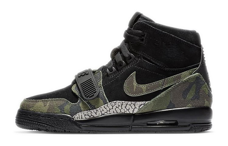 

Кроссовки Air Jordan Legacy 312 'Black Camo Green' GS