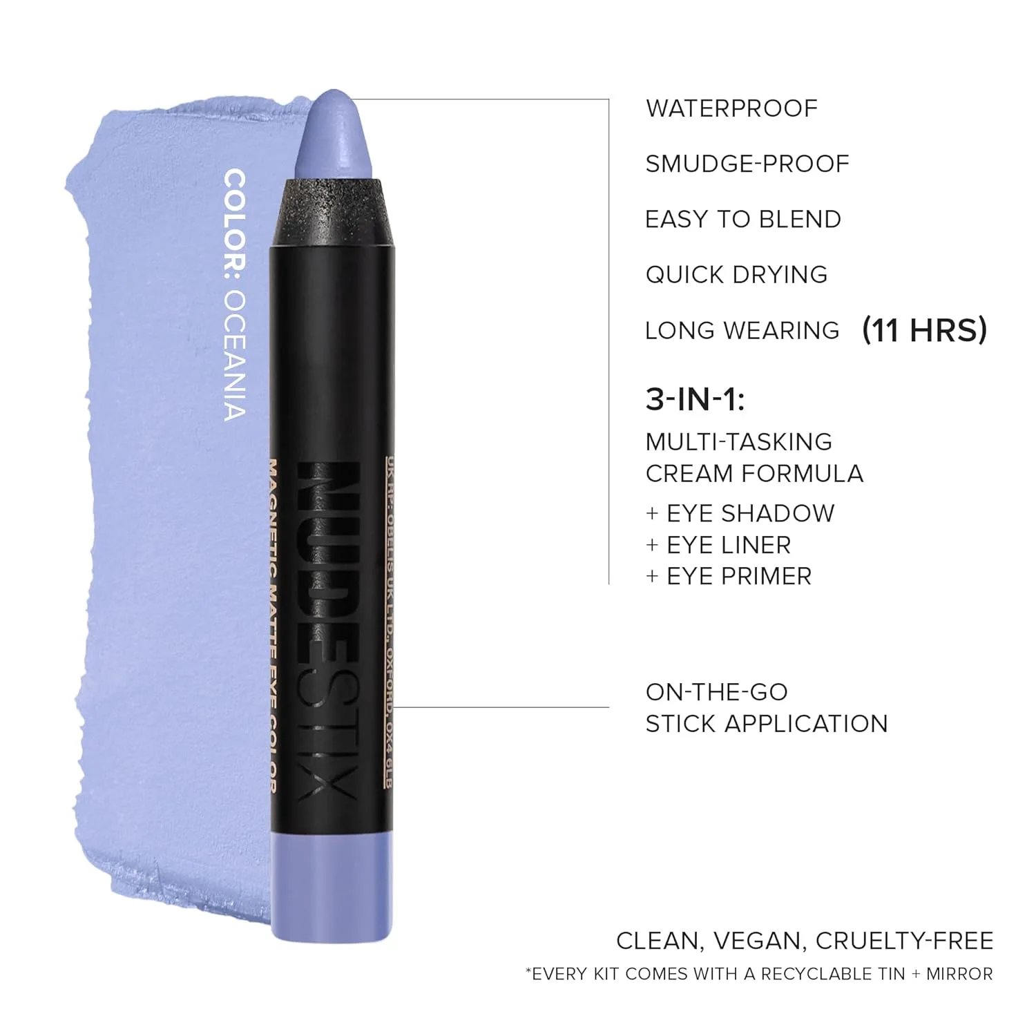 Мини-набор Nudestix DREAMY EASY EYES из 3 предметов, Multicolor — фото 4