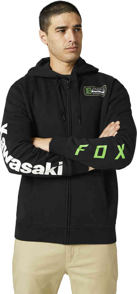 

Толстовка Kawi на молнии FOX, черный
