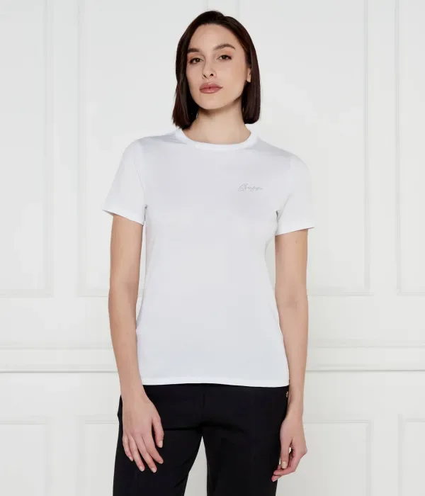Футболка C_Elogo_print_7 regular fit Boss Orange, белый