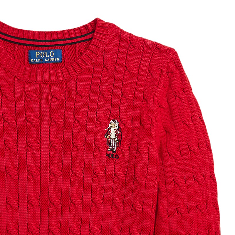 Свитер FW24 Millennium Red Детский Polo Ralph Lauren, Millennial Red — фото 4