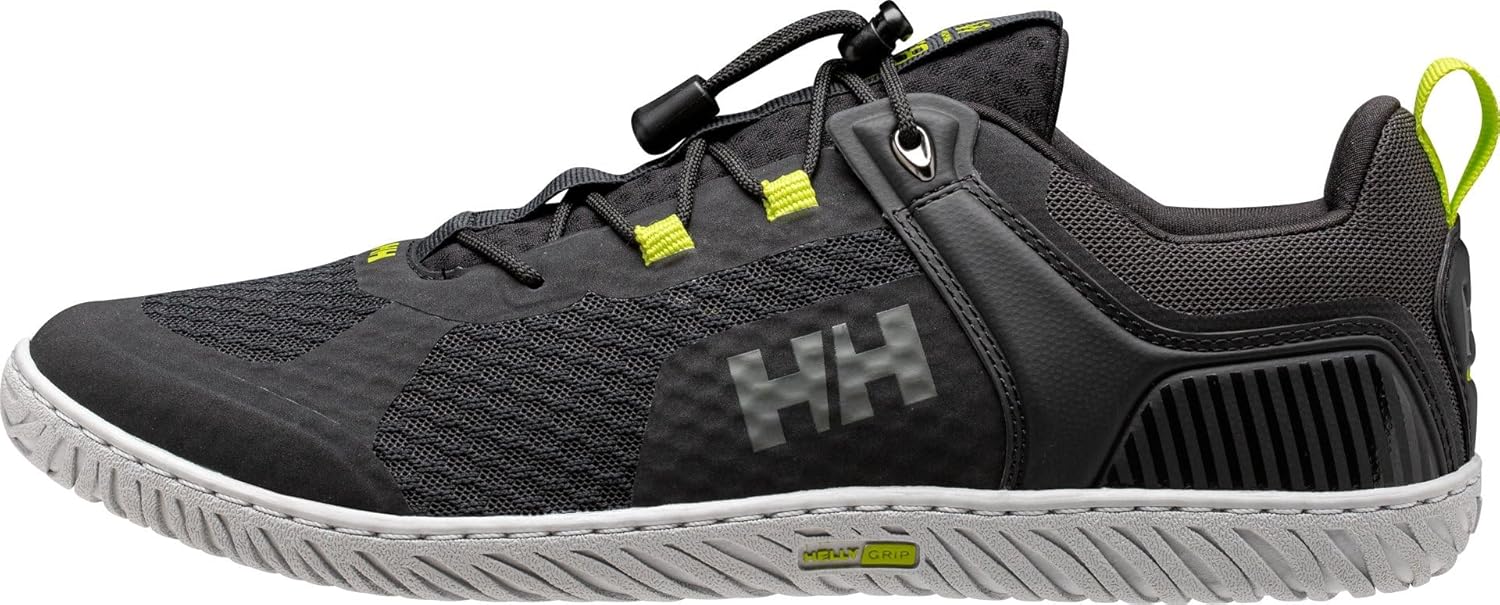 Мужские легкие дышащие кроссовки Helly-Hansen HP Foil V2 для парусного спорта и водных видов спорта Helly Hansen, 980 Ebony/Azid Lime — фото 3
