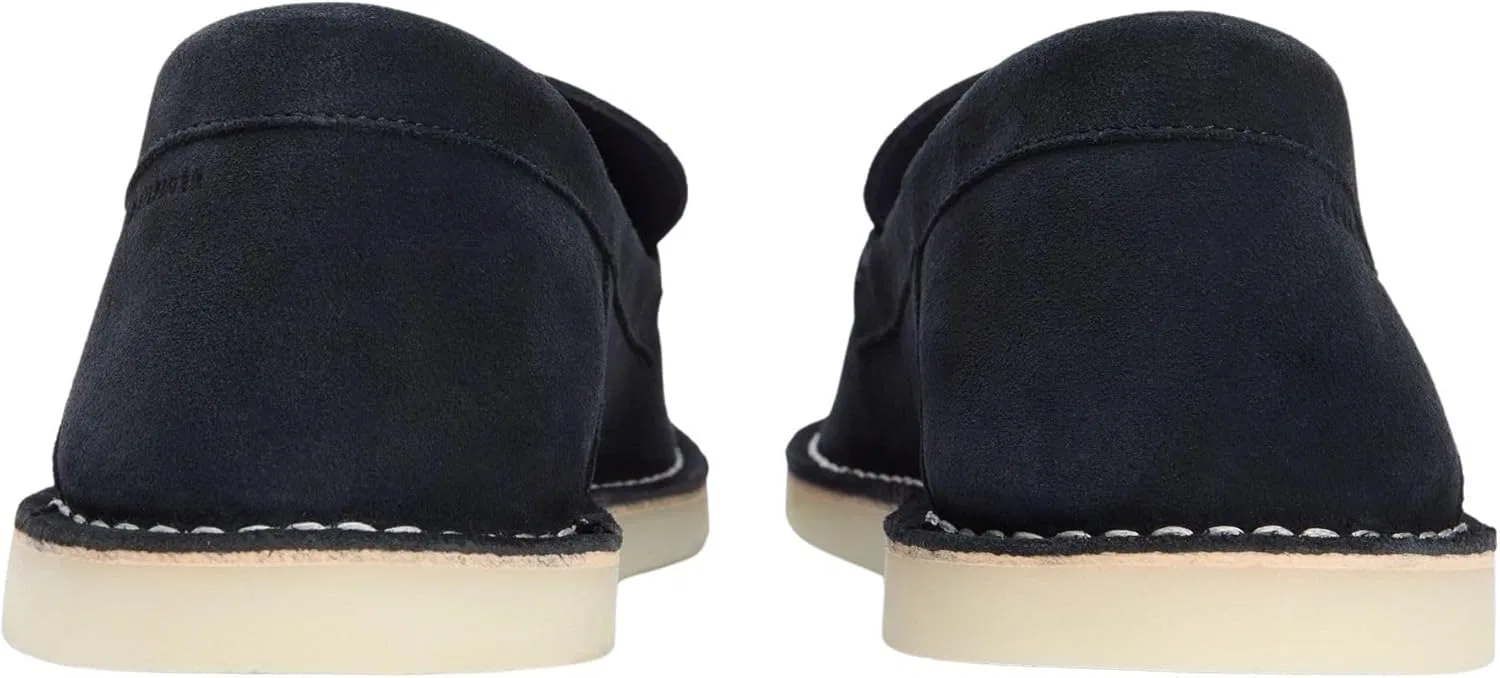 Мужские замшевые лоферы Tommy Hilfiger Hilfiger Stitchdown Fm0fm05782, низкие, Blue Desert Sky — фото 2