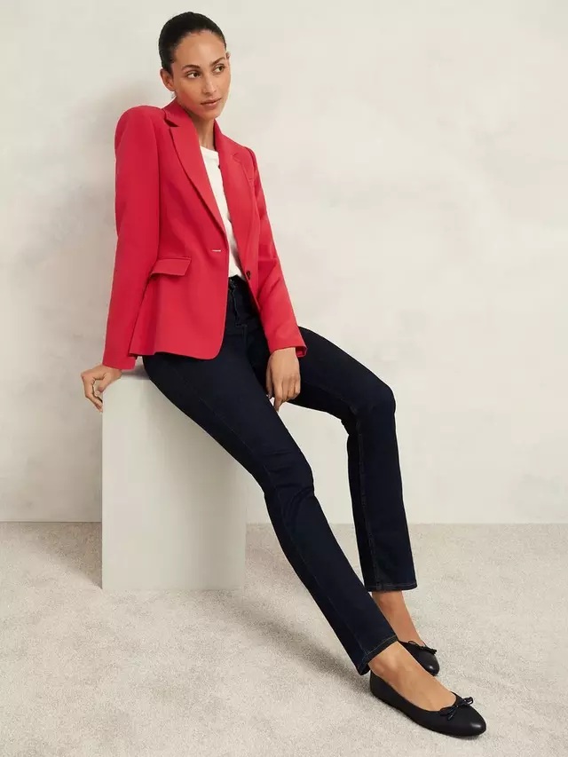 

Блейзер Hobbs Hobbs Miley Single Breasted, цвет begonia red
