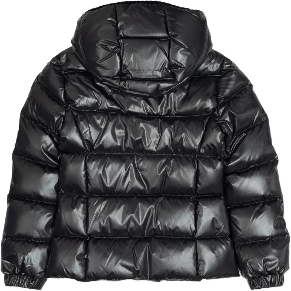 Moncler Детская пуховая куртка для возраста 3-7 лет, цвет marine blue — фото 2