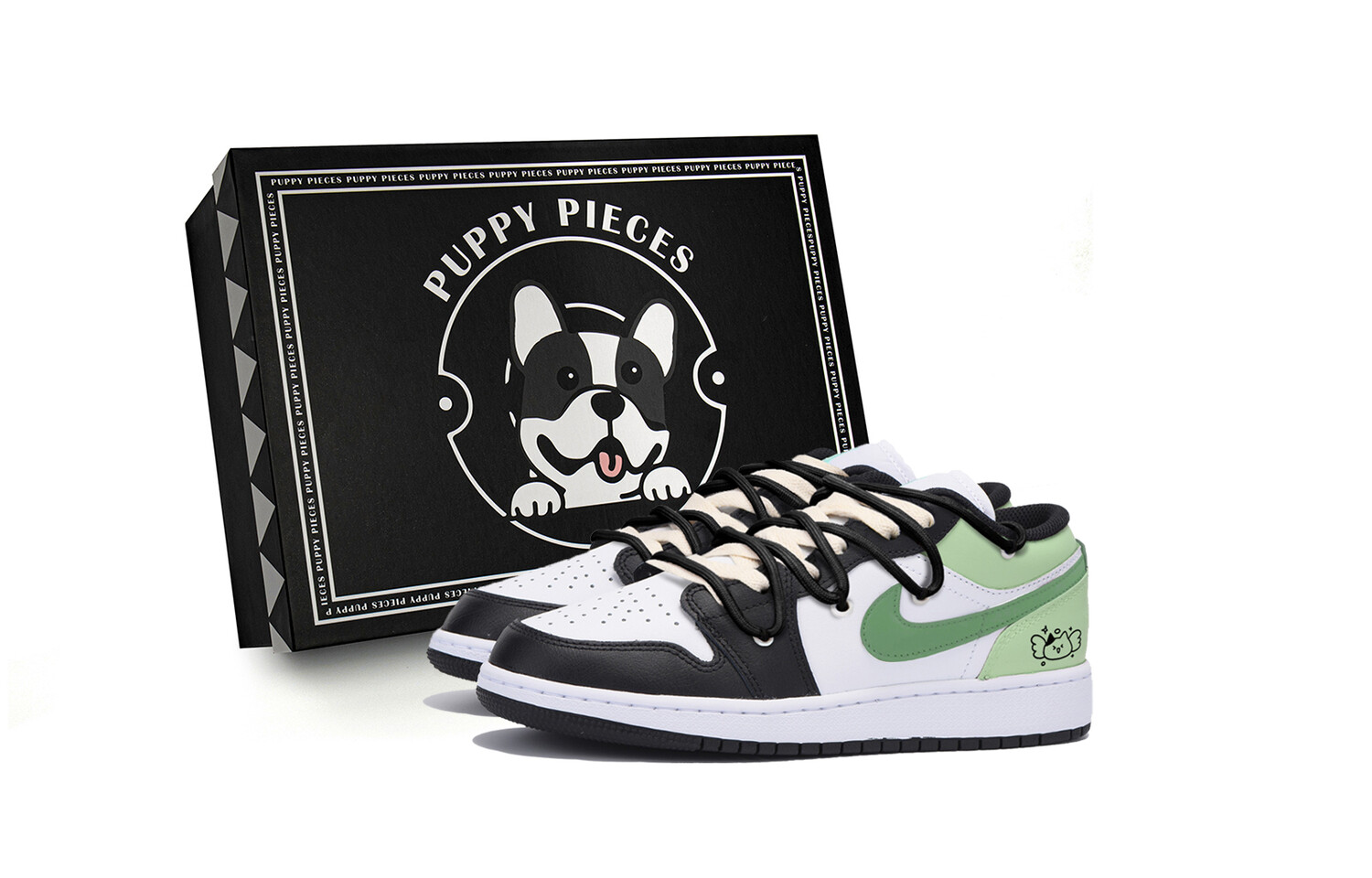 

Кроссовки Air Jordan 1 Kids' Basketball Shoes Grade School, черный