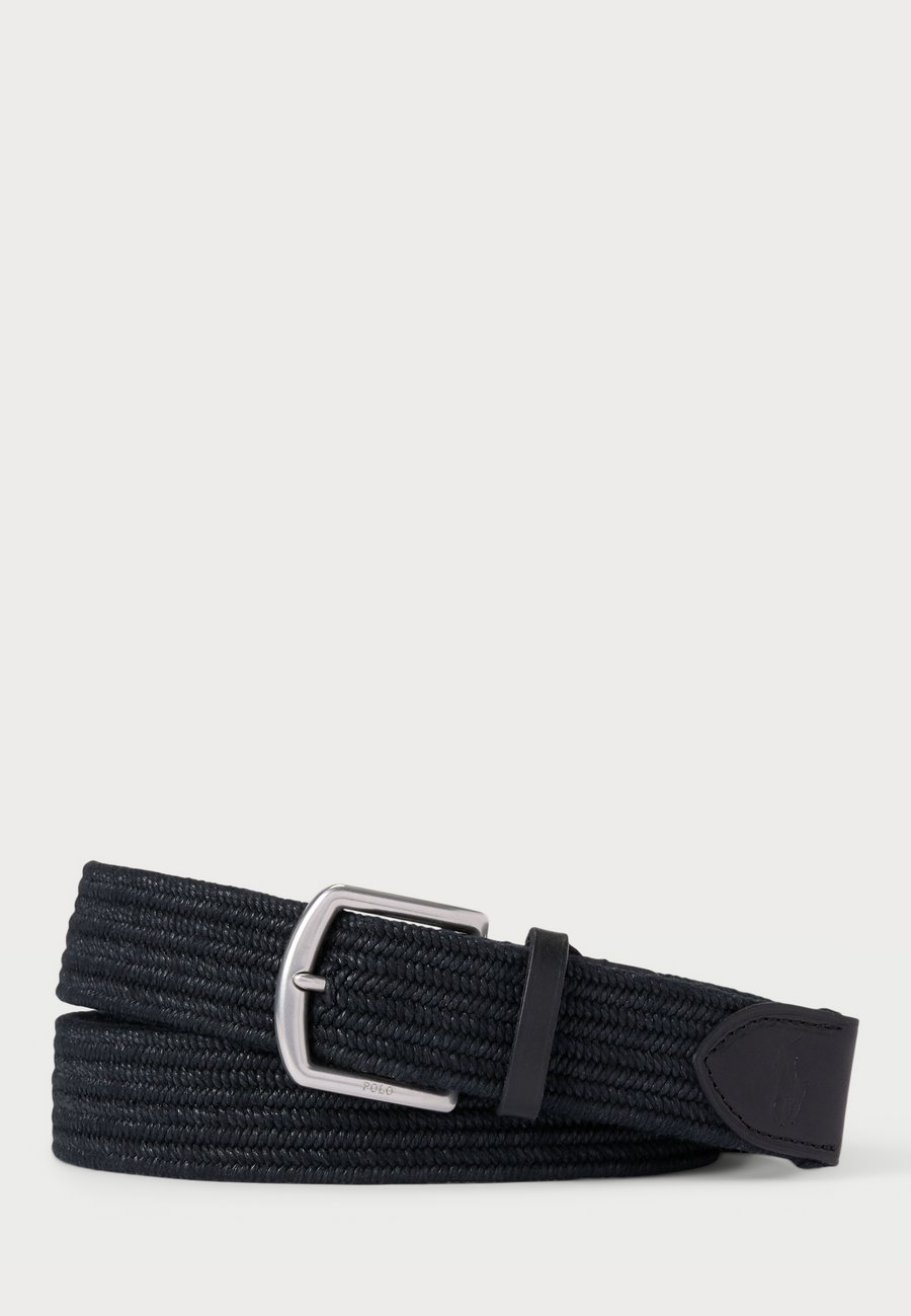 

Ремень Polo Ralph Lauren LEATHER TRIM BRAIDED BELT, Black