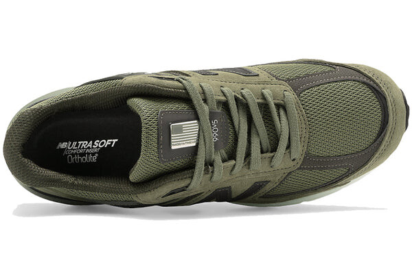 Кроссовки 990v5 сделано в США New Balance, зеленый — фото 3