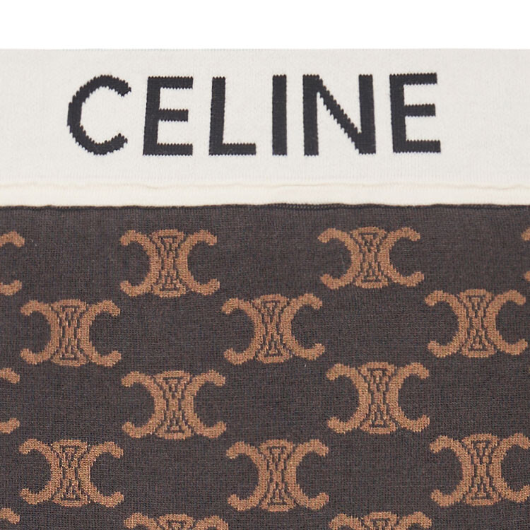 Юбка женская Celine, коричневый — фото 2