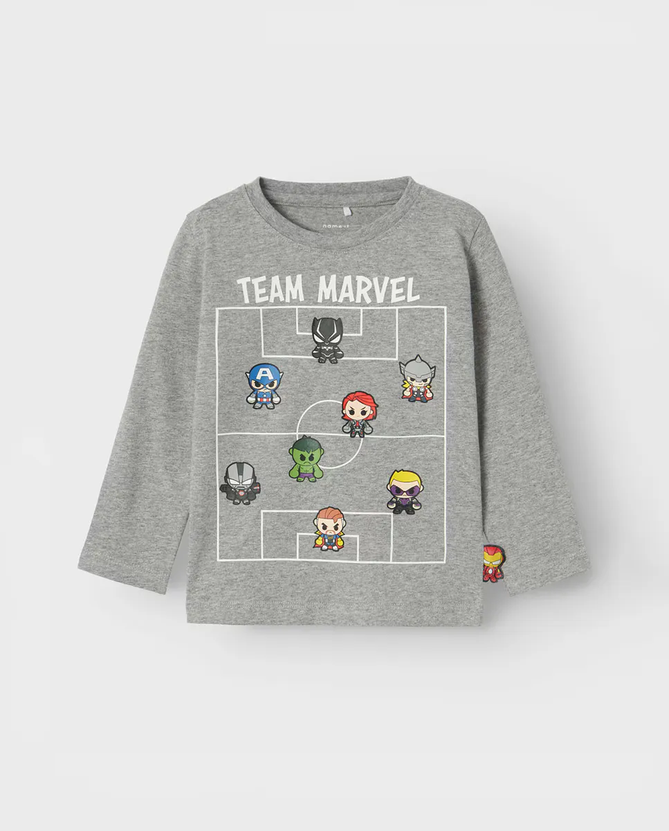 

Футболка Marvel для мальчиков name it, серый