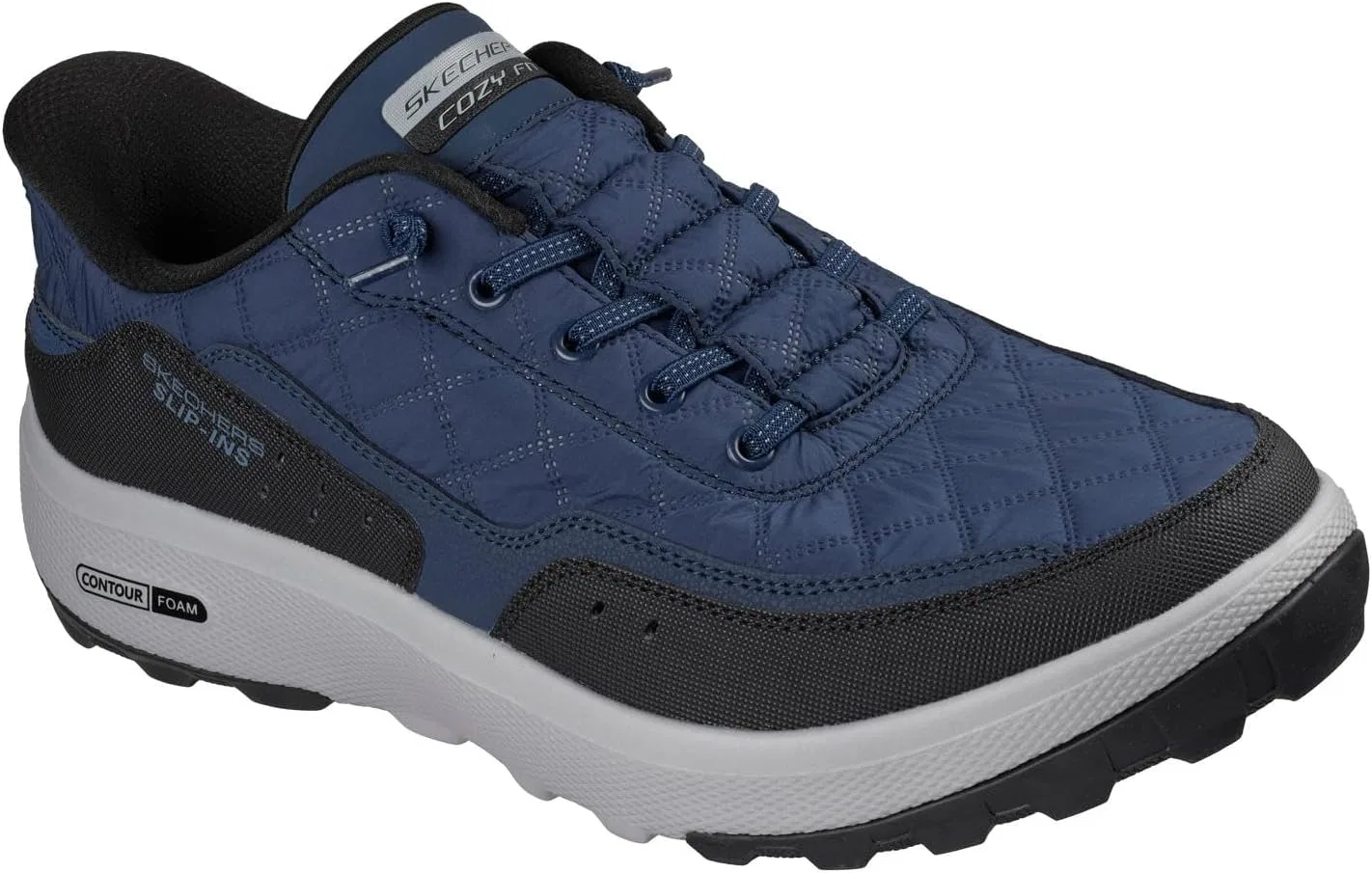 Мужские кроссовки Skechers Urban Explore Cosy Fit Hands Free Slip-in, черный/темно-синий