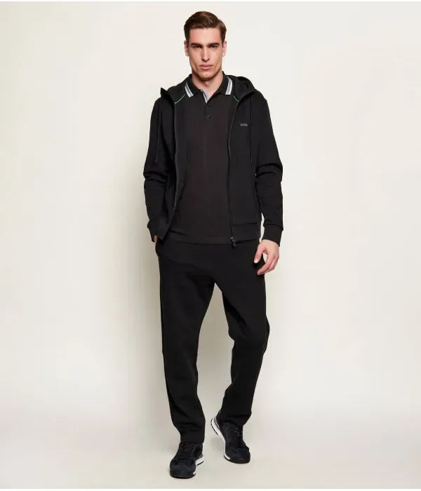 Обвисшая толстовка regular fit Boss Green, черный — фото 2