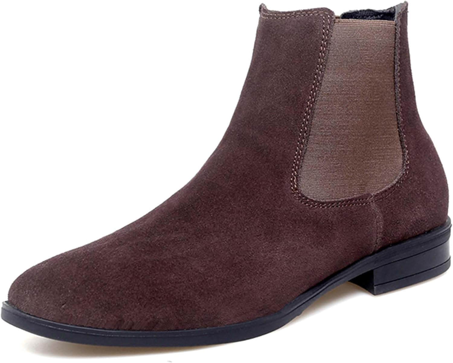 

Мужские ботинки челси большого размера, модные замшевые, для делового, повседневного и формального стиля, с противоскользящим покрытием, для работы, офиса, униформы, свадьбы, банкета, церкви, костюма, платья, высокие кожаные ботинки Generic, кор...